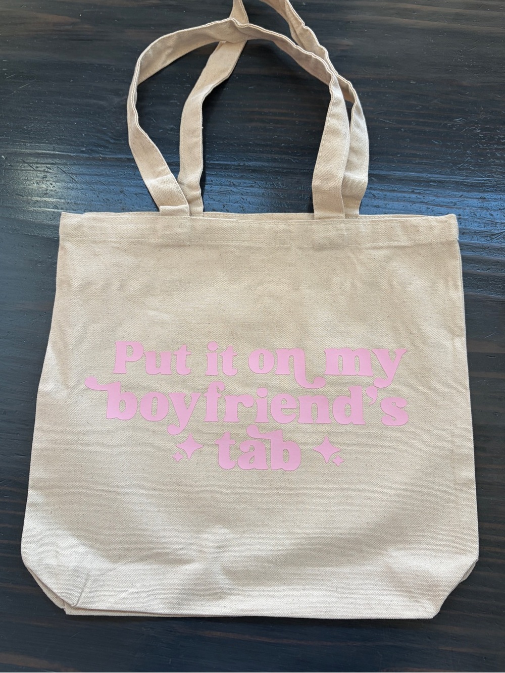 boyfriends tab tote bag